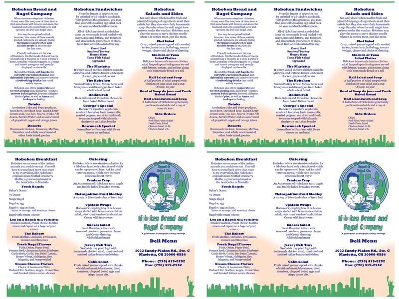 Hoboken Bread & Bagel Co Menu
