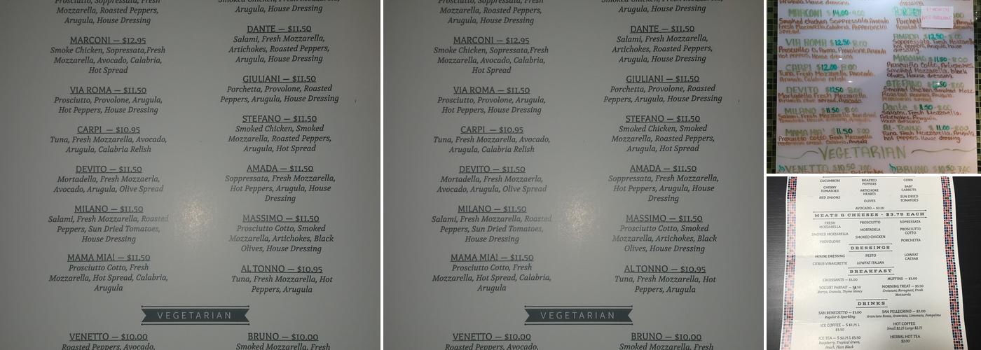 Chipilo Menu