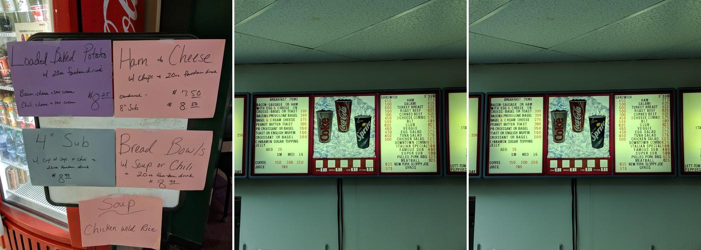 Donna's Downtown Deli Co Menu