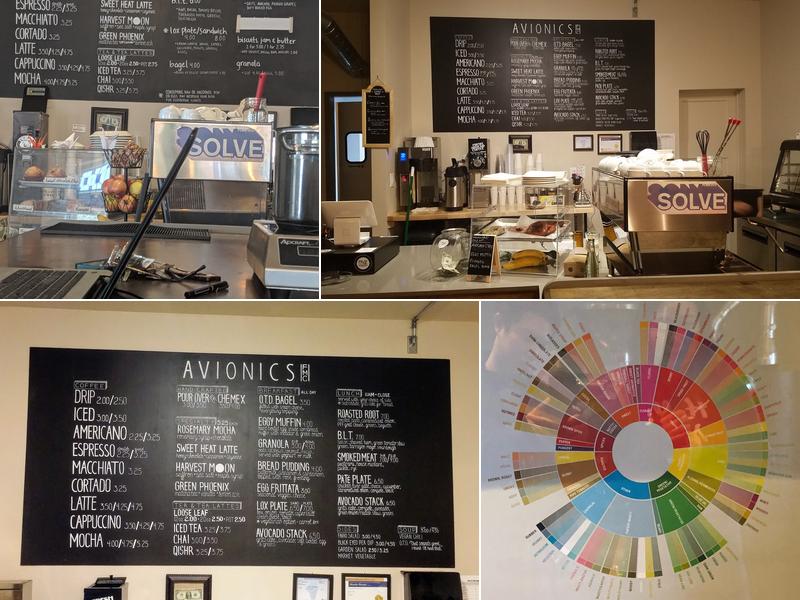 Avionics - Flying Machine Coffee Menu