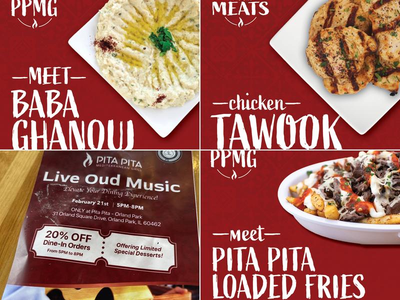 Pita Pita Mediterranean Grill Menu