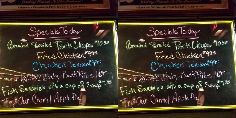 Durnell's Food & Spirits Menu