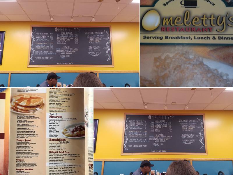 Omeletty's Menu
