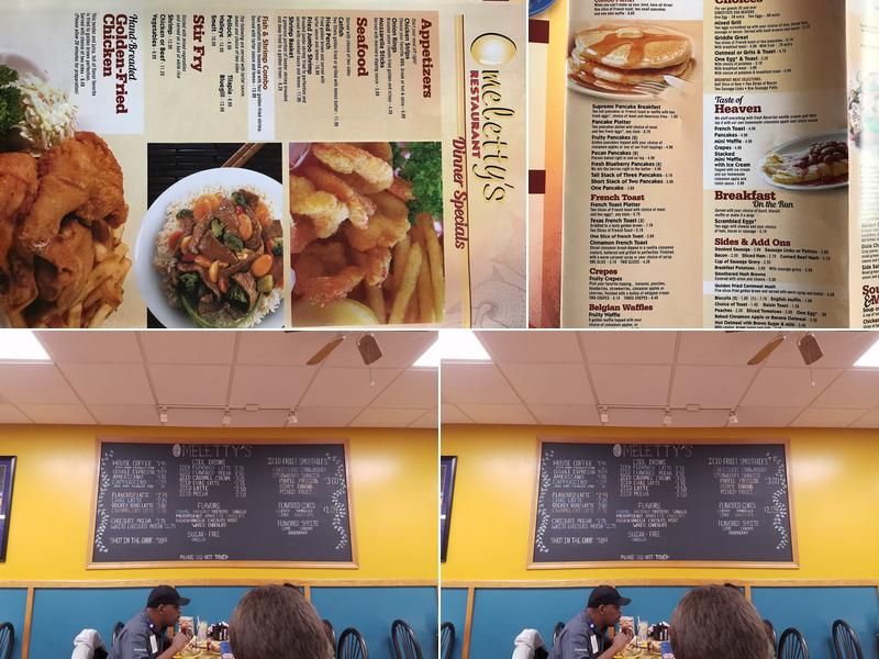 Omeletty's Menu