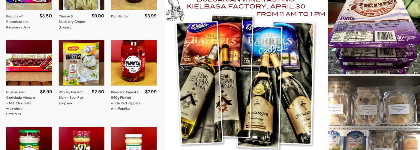 Kielbasa Factory Menu