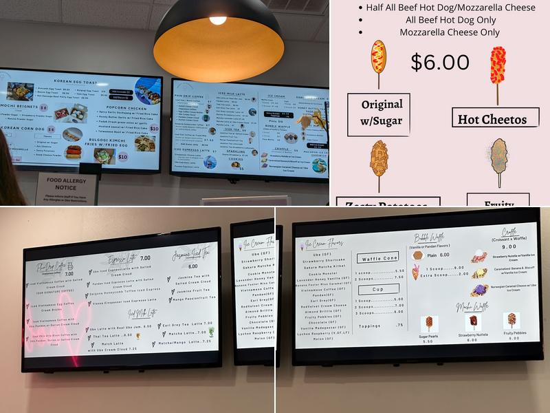 Sweet Handkraft Menu