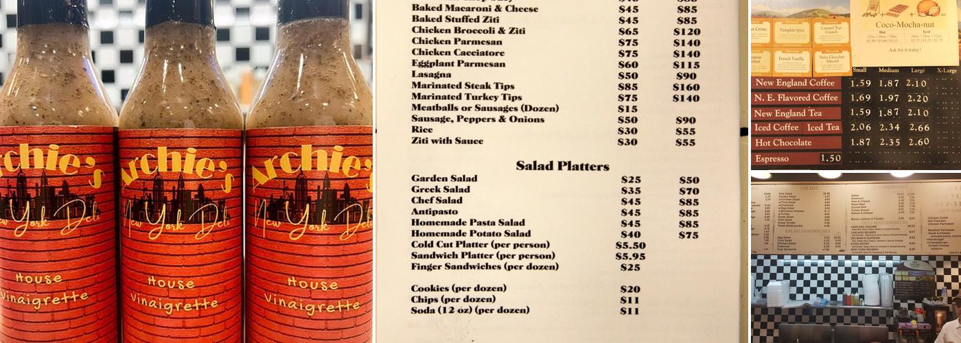 Archie's New York Deli Menu