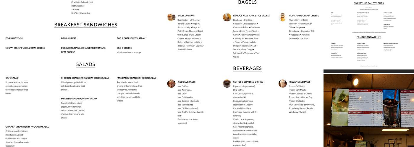 Gunther Tooties Menu