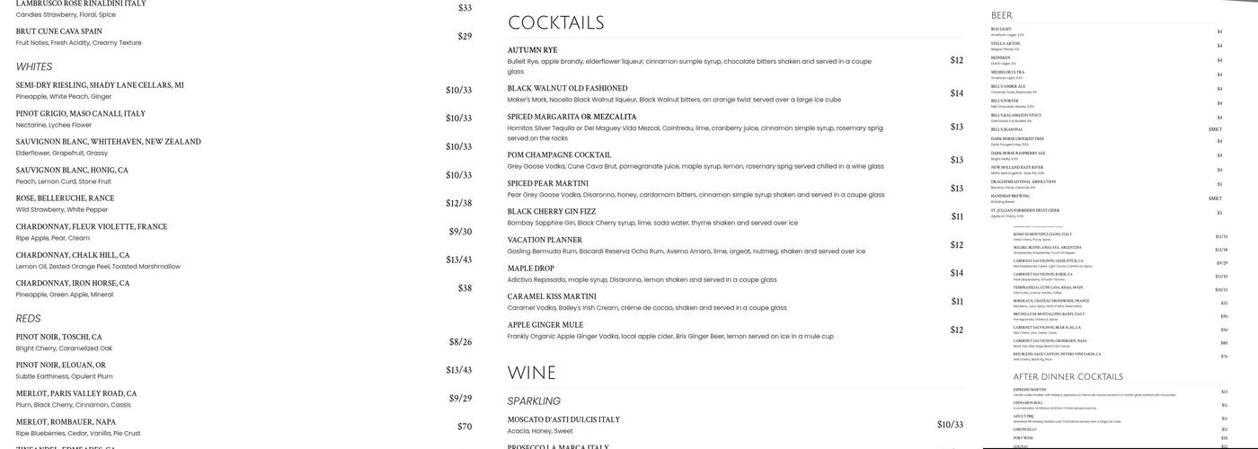 Kitchen Proper Menu