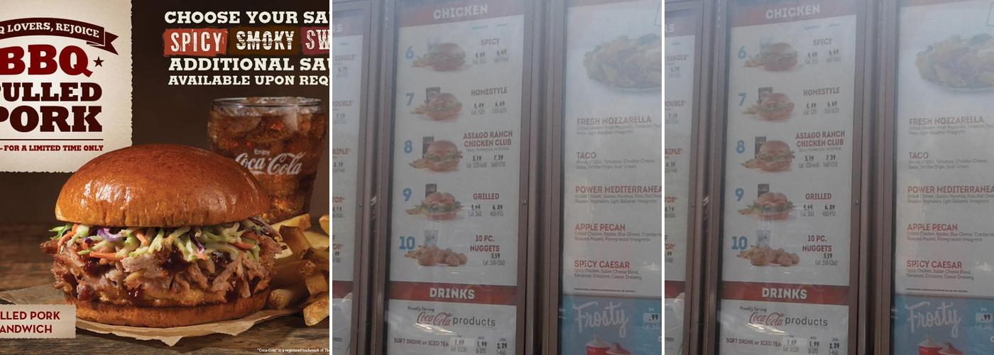 Wendy's Menu