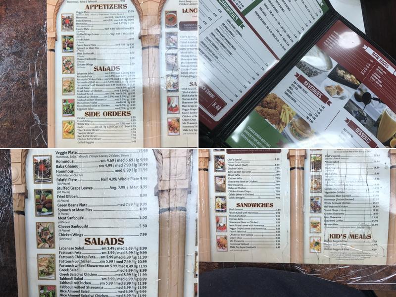 Kabob Town Menu