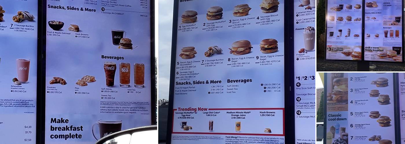 McDonald's Menu