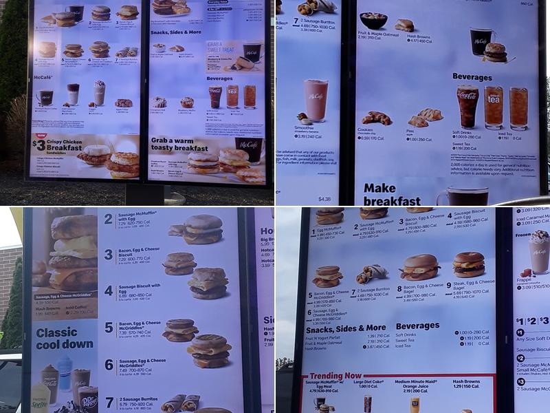 McDonald's Menu