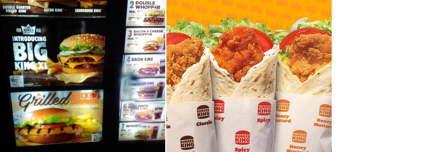 Burger King Menu
