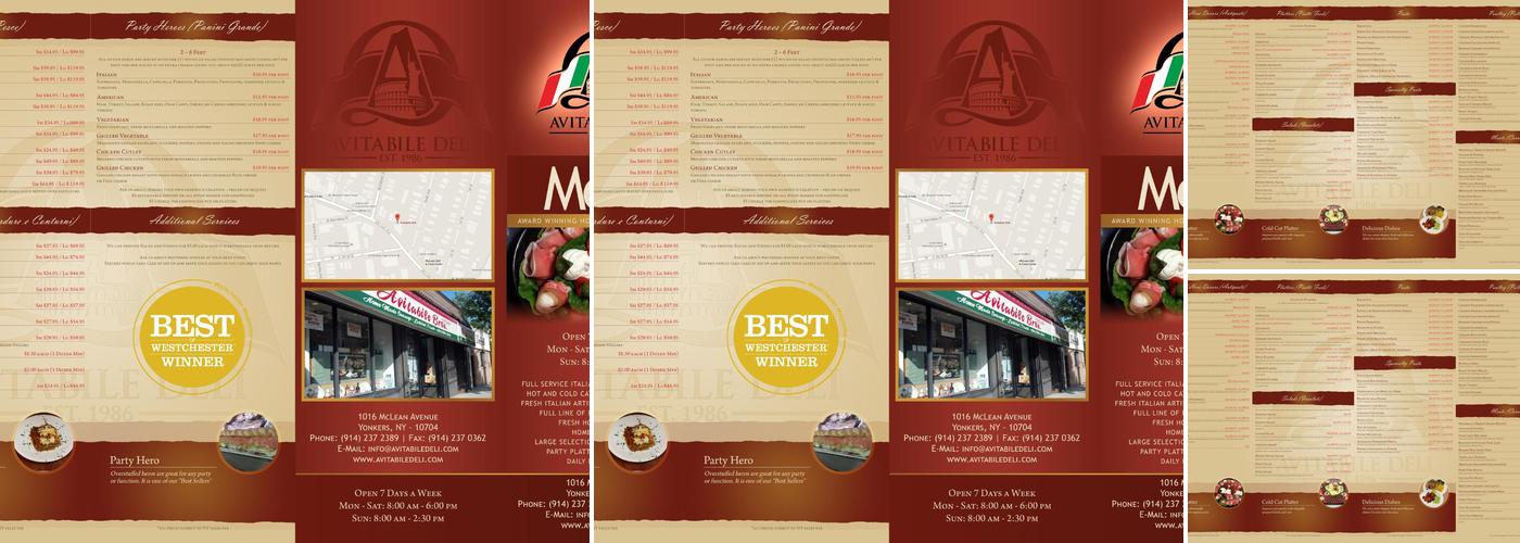 Avitabile Deli Menu