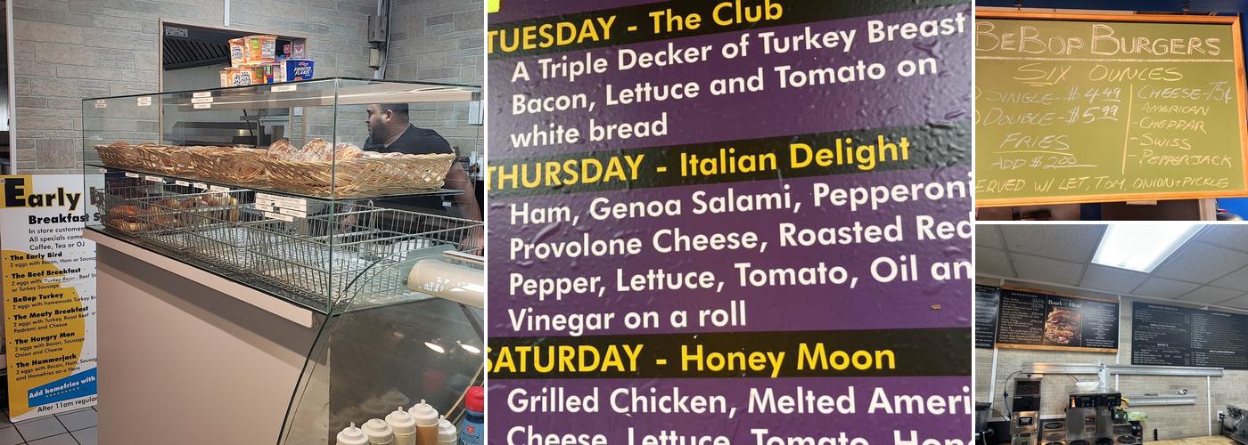 Be-Bop Bagel Menu