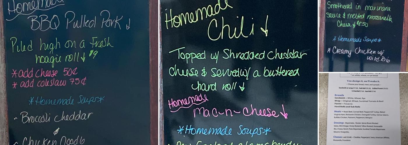Corner Deli Menu