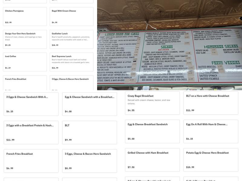 C & C Italian Deli Menu