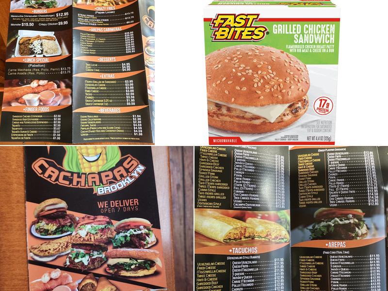 Cachapas Brooklyn Menu