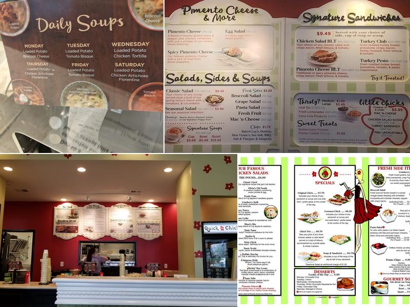 Chicken Salad Chick Menu