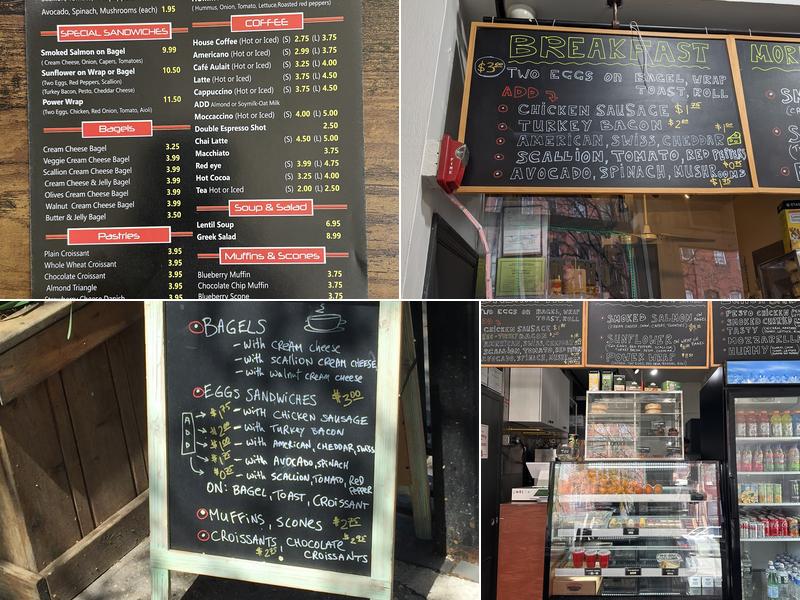 One Two Cup Cafe Menu