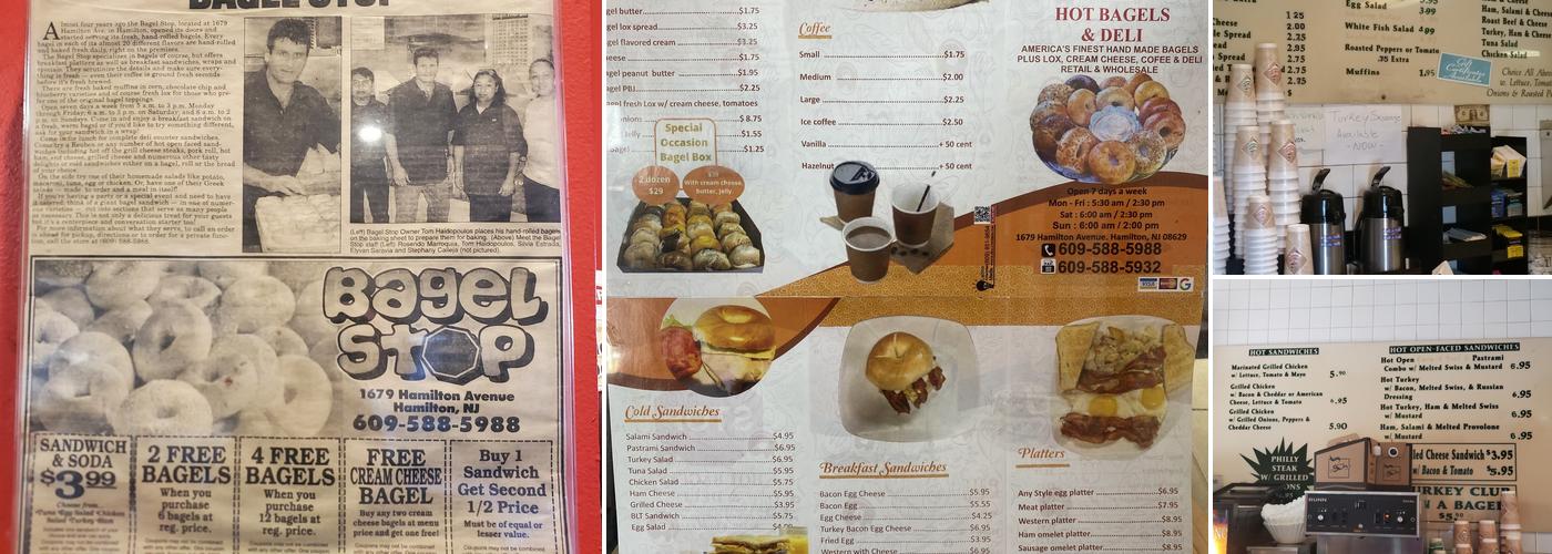 Bagel Stop Menu