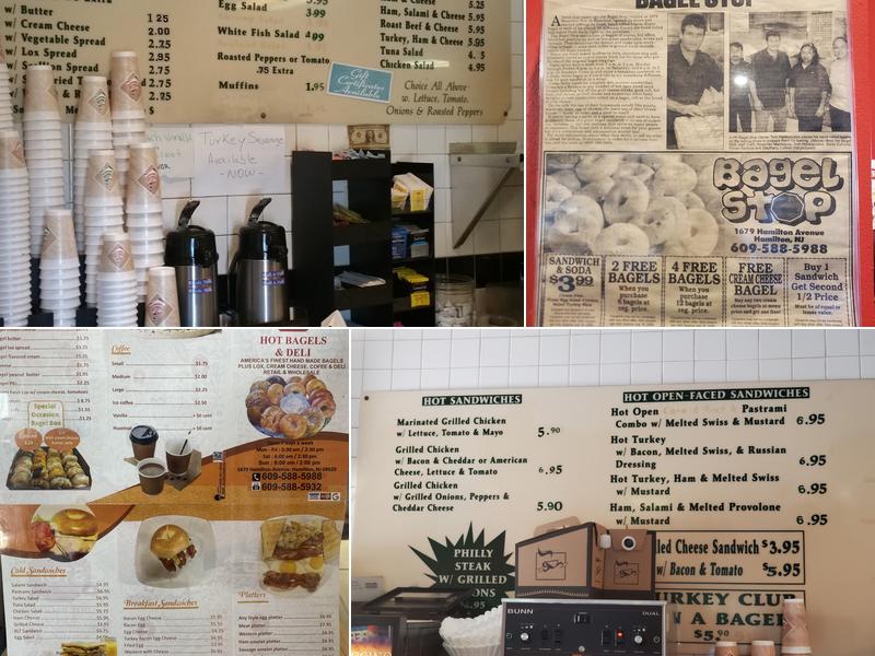 Bagel Stop Menu