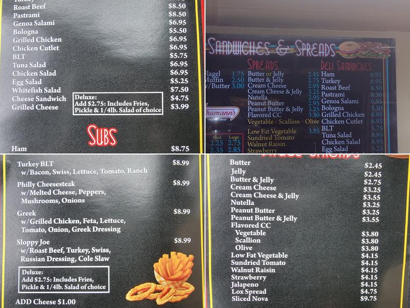 Bagel Station Menu