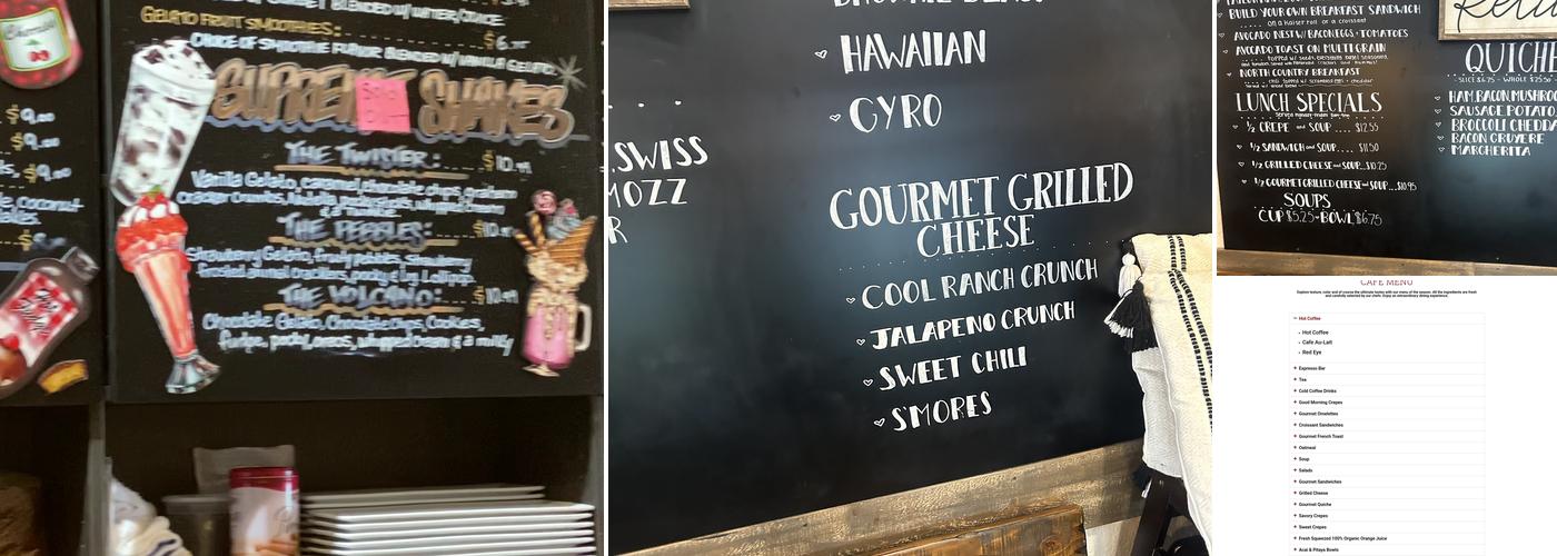 Cafe e Dolci Menu
