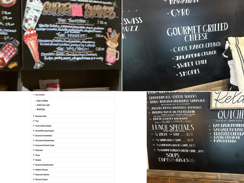 Cafe e Dolci Menu