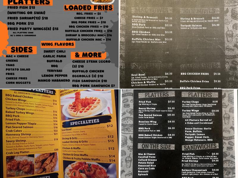 Taste Buds Menu