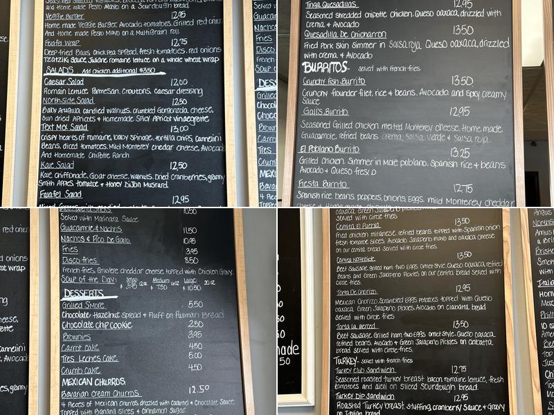 Northside Kitchen Tex Mex Menu