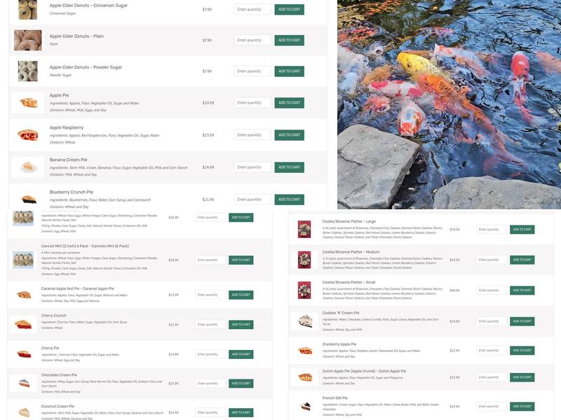 Twin Pond Farm Country Market Menu