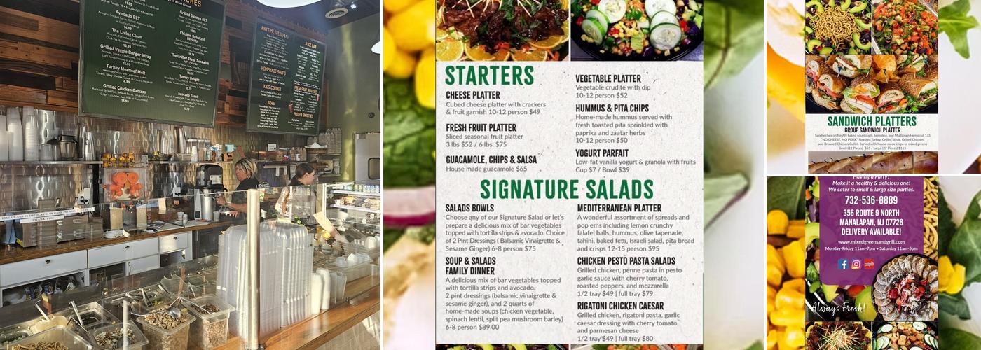 Mixed Greens & Grill Manalapan Menu