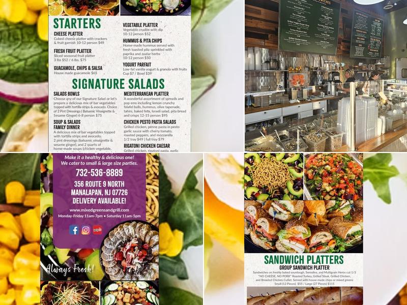 Mixed Greens & Grill Manalapan Menu