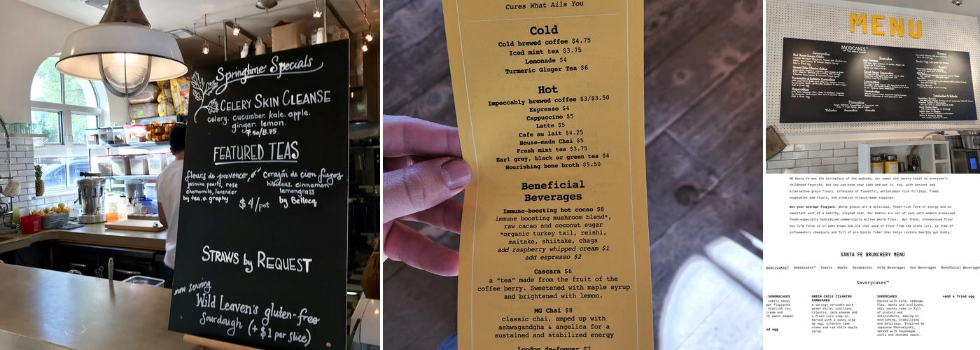 Modern General Feed & Seed Menu