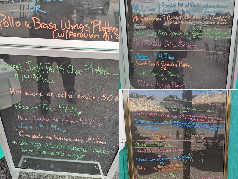 Caribbean Grill Menu