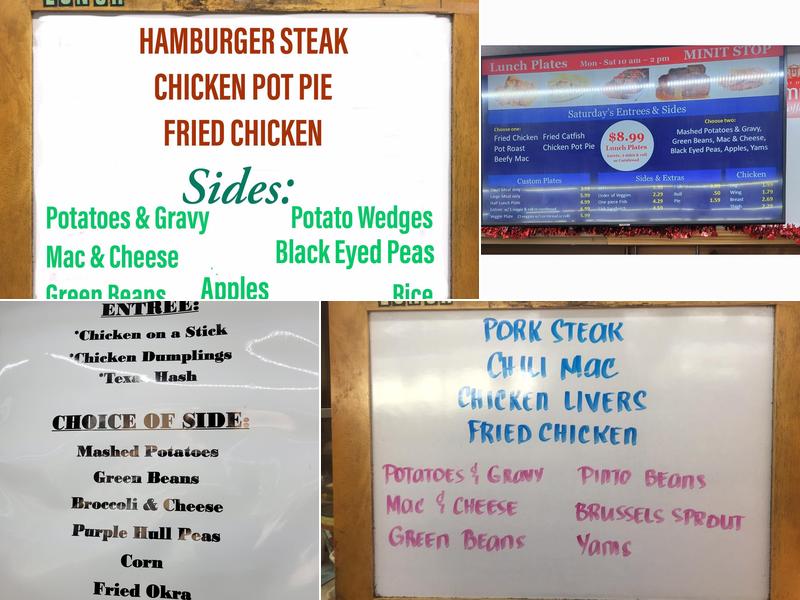 Minit Stop Food Store Menu