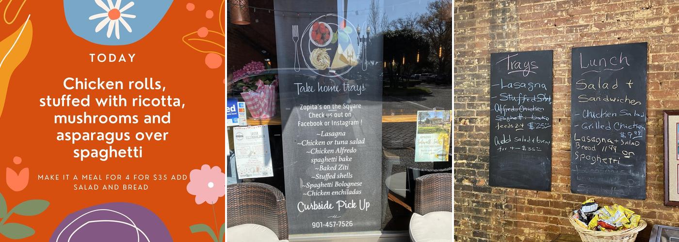 Zopita's on the Square Menu