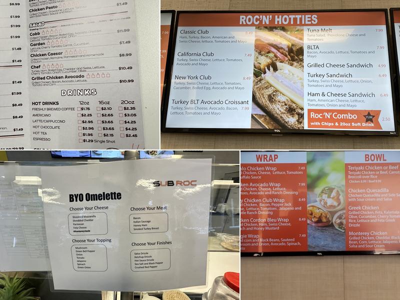 SubRoc Menu