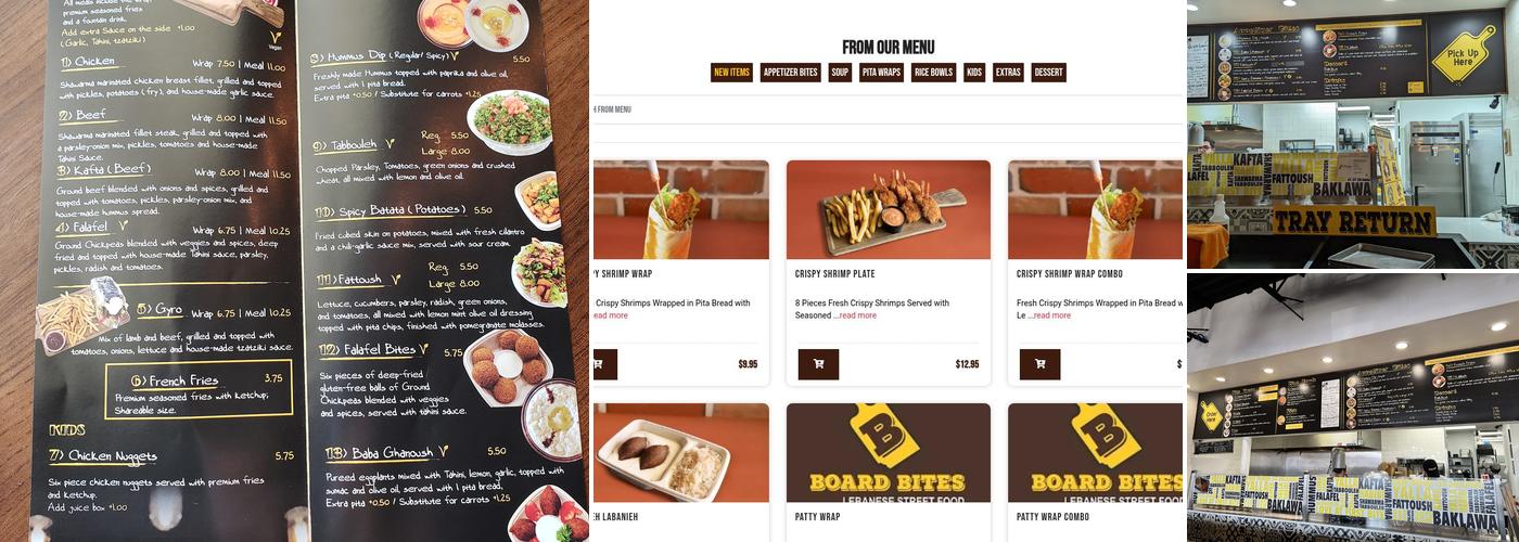 Board Bites Menu