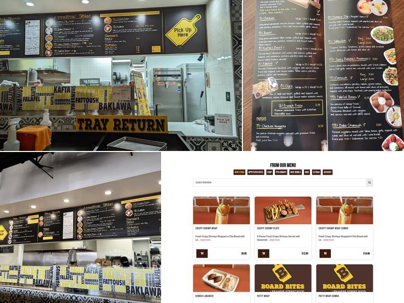 Board Bites Menu