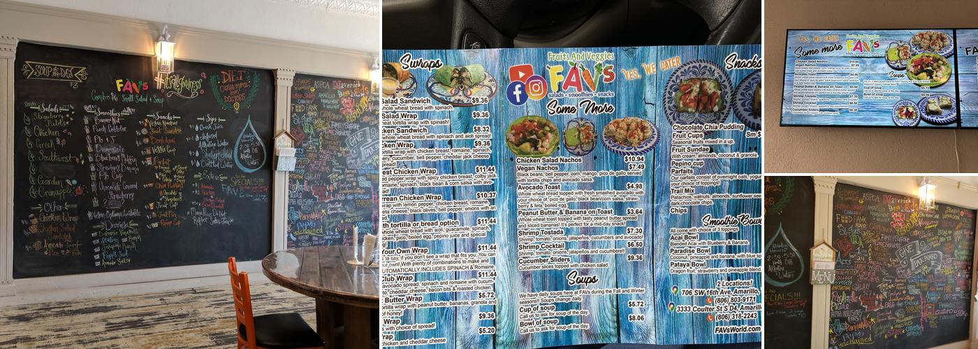 FAVs Menu