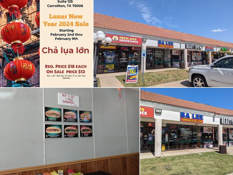 Ba Lee Sandwich Shop 1927 E Belt Line Rd Apt 125, Carrollton