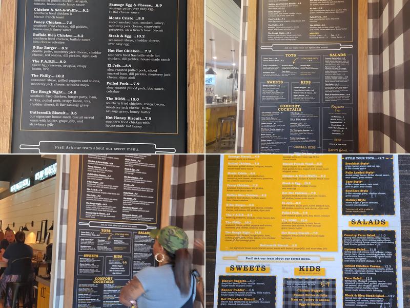 The Biscuit Bar Menu