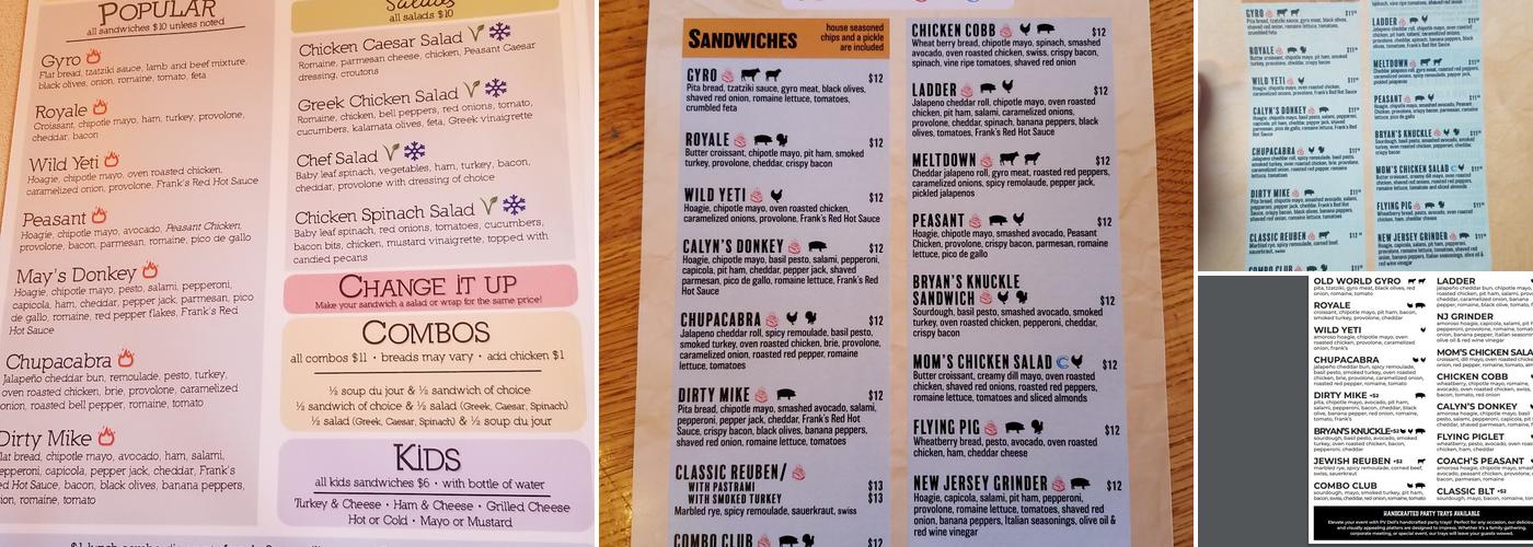 PV Deli by Chef Jason Menu