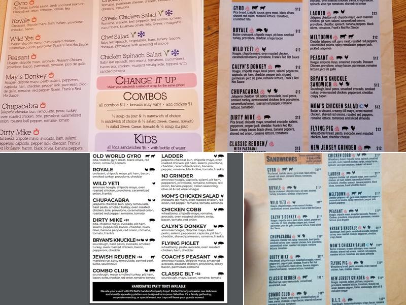 PV Deli by Chef Jason Menu