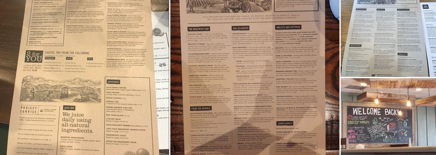 First Watch Menu