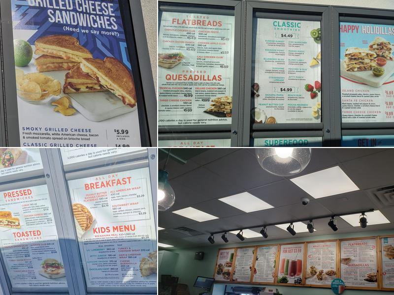 Tropical Smoothie Cafe Menu