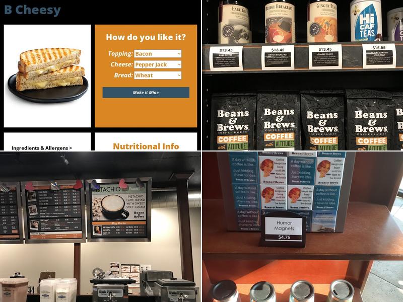 Beans & Brews Coffeehouse Menu